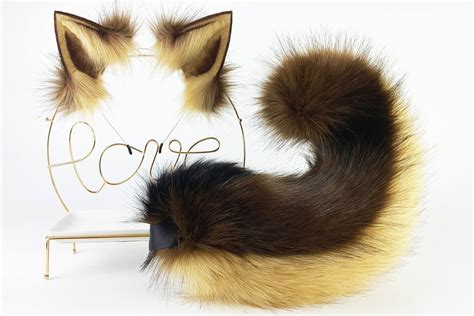 dog ears and tail set|More.